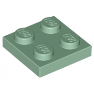 Plaat 2x2 Sand Green